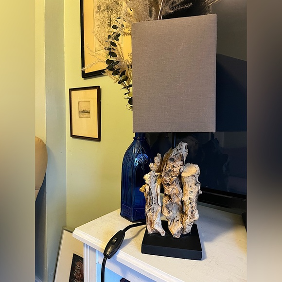 Driftwood table lamp - Picture 1 of 5